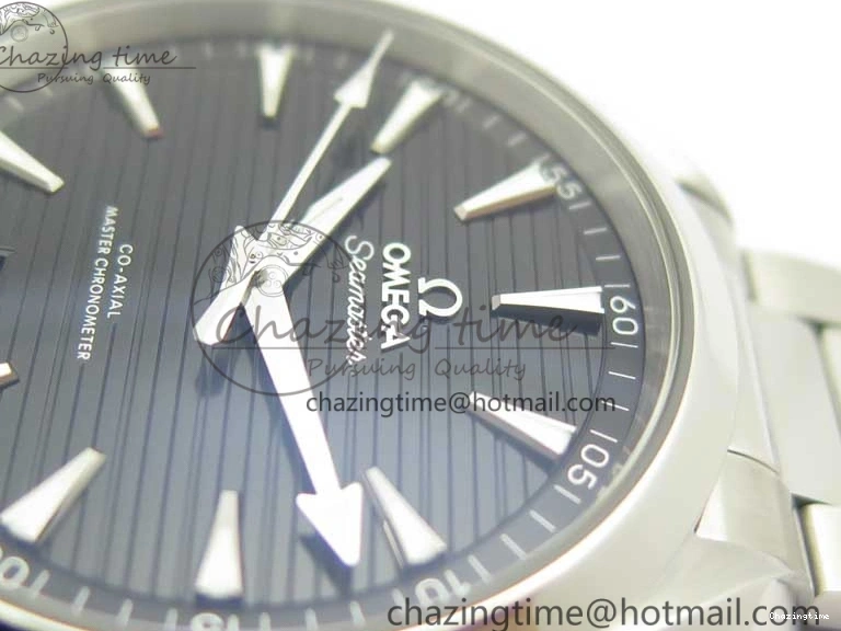 0721 Aqua Terra 150M Master Chronometers VSF 1:1 Best Edition Black Dial SS Hand on SS Bracelet A8900 Super Clone Functional 8009